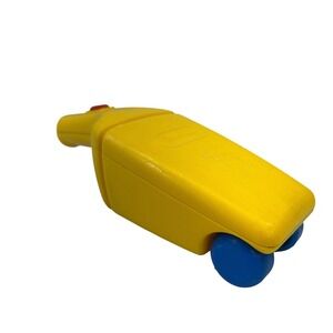 Vintage Little Tikes Handheld Vacuum Yellow Blue Red Toy Pretend Play
